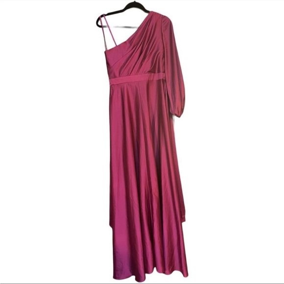 Mac Duggal leena High-Low One-Shoulder Gown size 10 - Picture 6 of 9